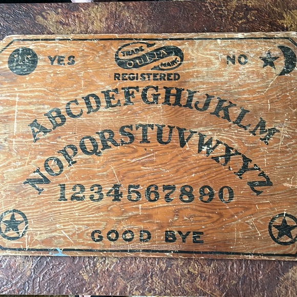 GENUINE 🧿OUIJA 👹🧙🏻‍♀️BIG BOARD 1919 WILLIAM FULD BALTIMORE MD. ☠️💀22x15 - Picture 7 of 17